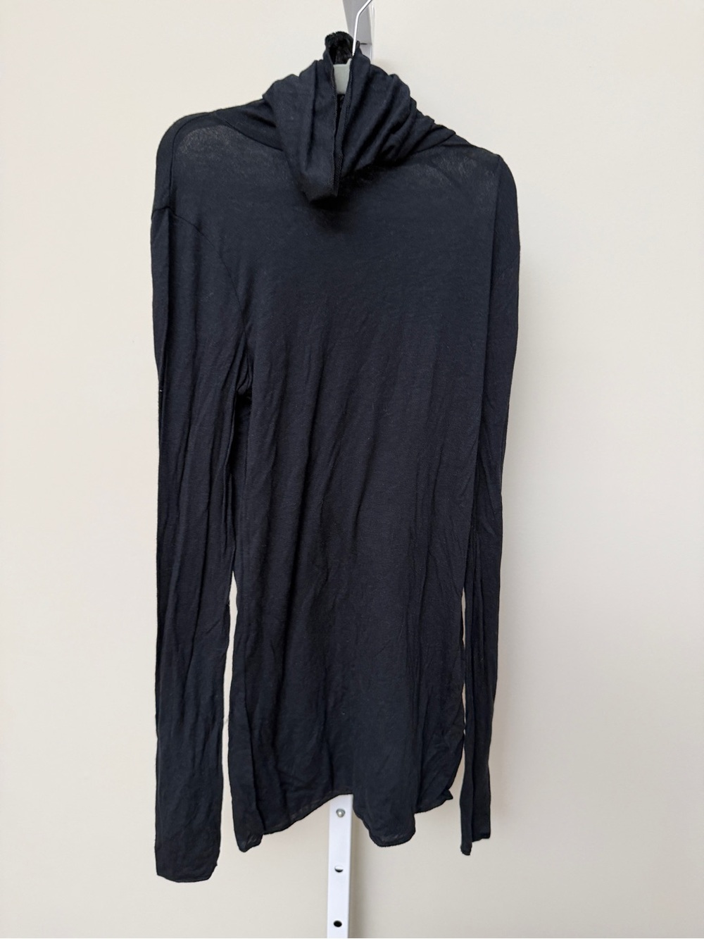 intimissimi Black Lightweight Long-Sleeve Hooded Top size S